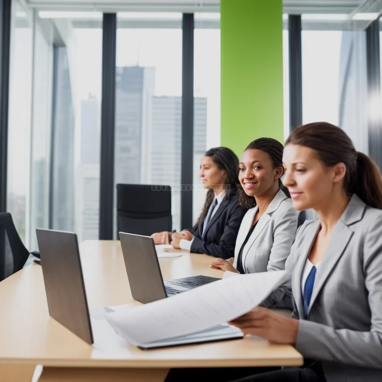 قادة يعملون على استراتيجيات نمو اقتصادي